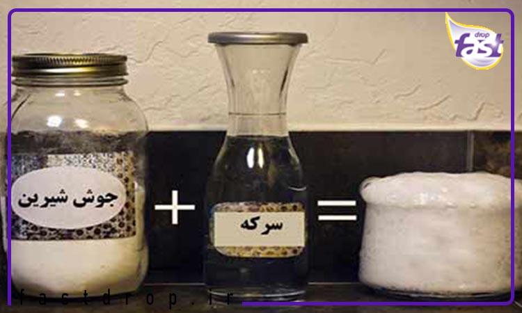  سرکه و جوش شیرین در شستشوی ماشین ظرفشویی